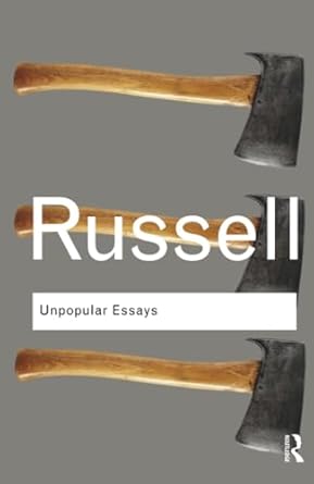 Unpopular Essays