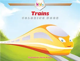 Trains: Coloring Book