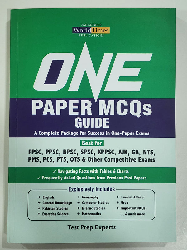 One Paper MCQs Guide