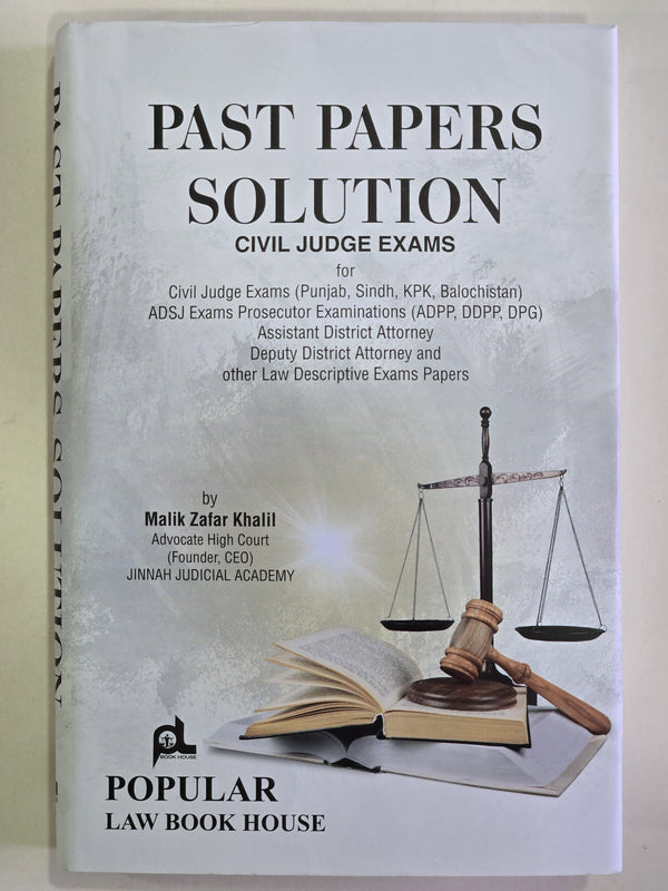 Past Papers Solution for Civil Jugde Exams