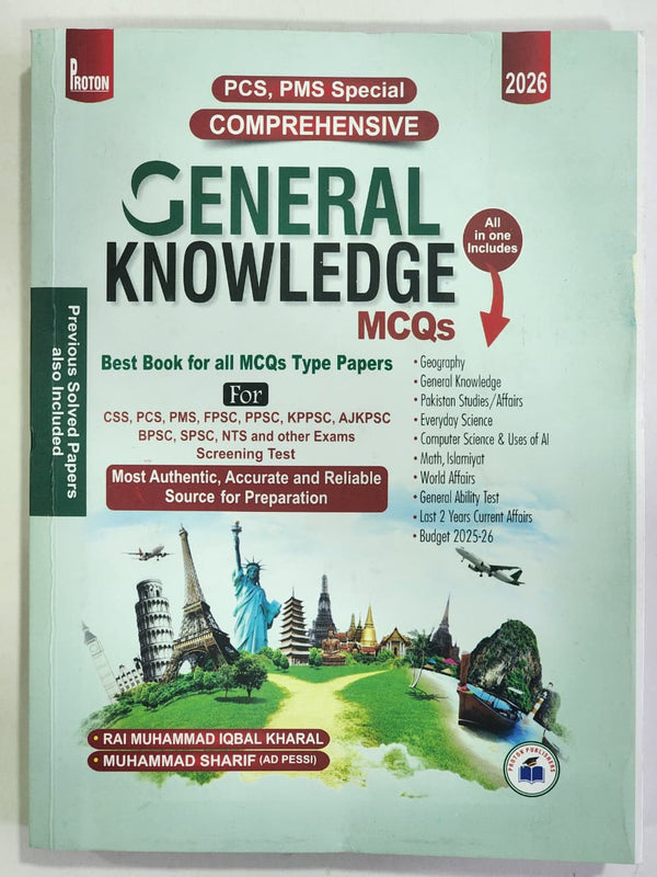 Comprehensive General Knowledge MCQs 2026 - CSS, PMS,PCS Special