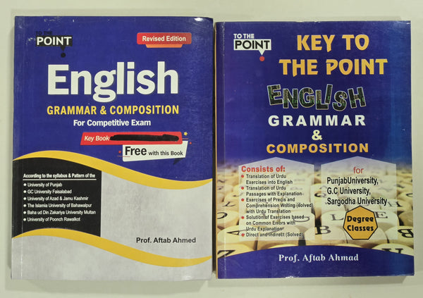 To The Point English Grammar & Composition Book Plus Key Book