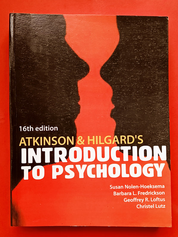 Introduction to Psychology Atkinson & Hilgard's 16th Edition