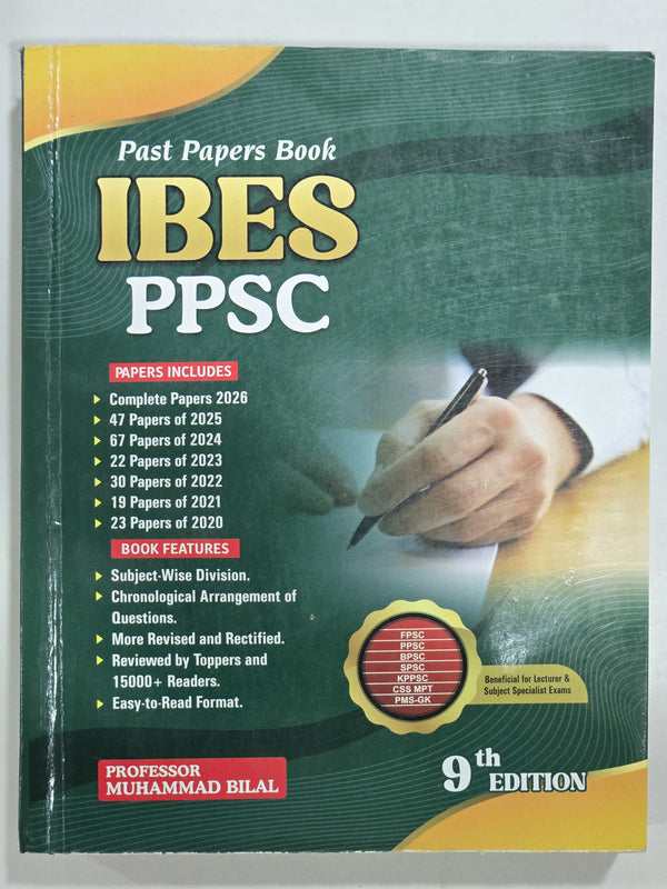 IBES PPSC Past Papers Book