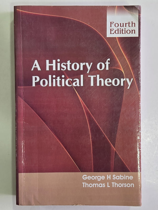A History of Political Theory (4th Edition)